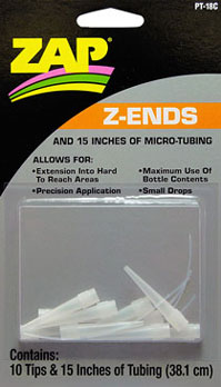 Dollhouse Miniature Pt-18, Z-Ends For Zap Bottles, 10/Pk